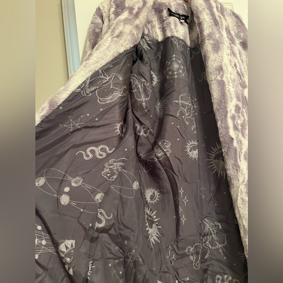 NWOT Johnny Was Biya 3J Workshop JWLA Faux Fur Cloud Jacket Coat - Picture 4 of 4